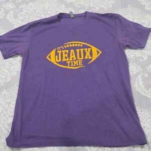 Next Level Apparel Purple Joe Burrow T-Shirt. Great Condition. Size Medium.